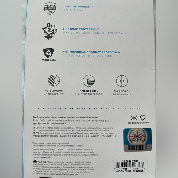 Blue Candyshell Grip Speck Phonecase (iPhones 6s Plus, 7 Plus & 8 Plus) - Picture 4 of 5